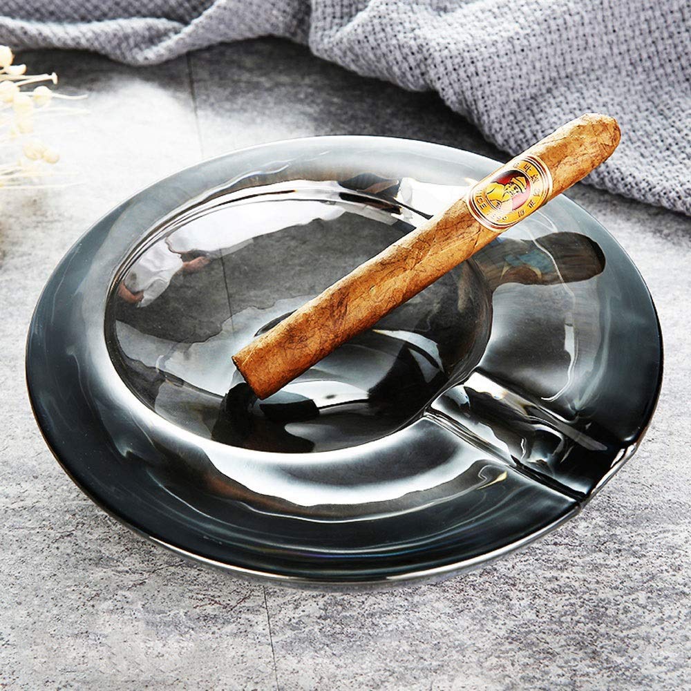 Amazon.co.jp: CAIMEI シガールの灰トレイホルダーの灰皿のための灰の